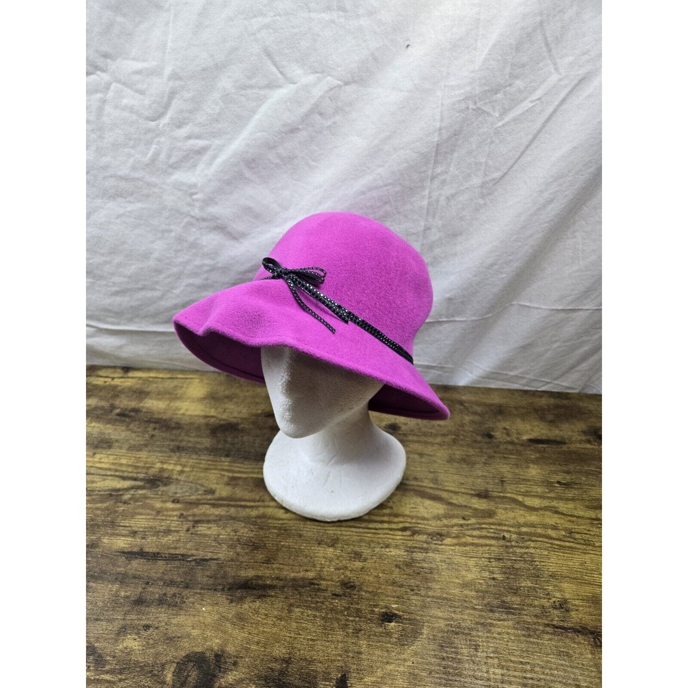 Gabriel Amar Hat Wide Brim Pink